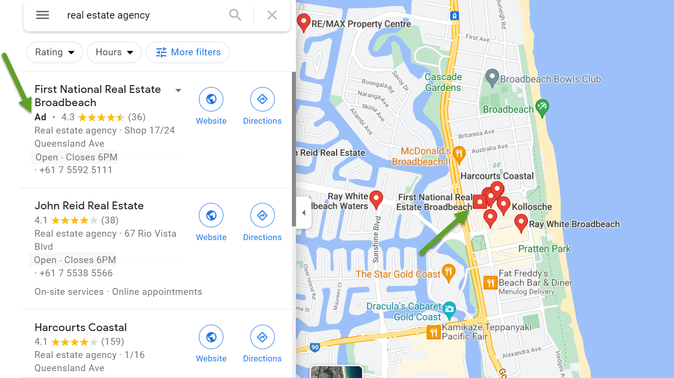 Google Maps Ads for Real Estate